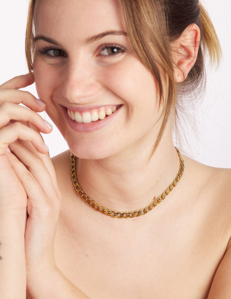 Collar Chóker Ancho Gisela