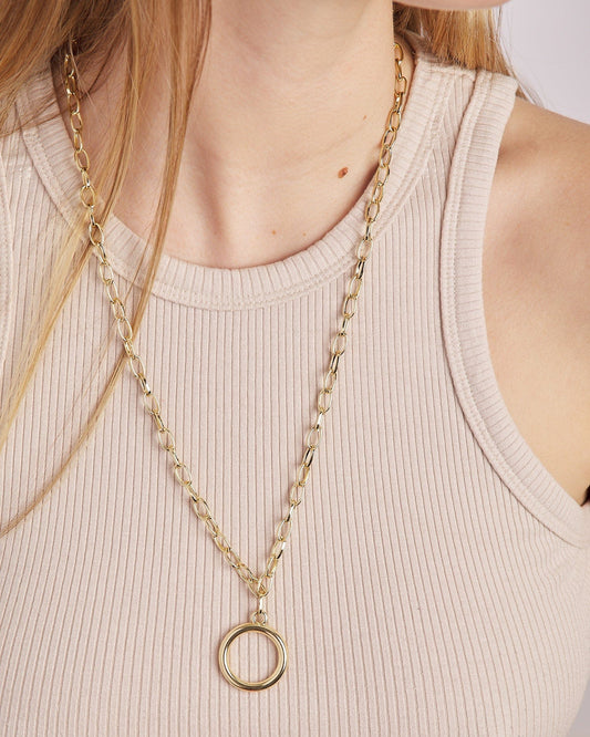 KORA HOOP NECKLACE
