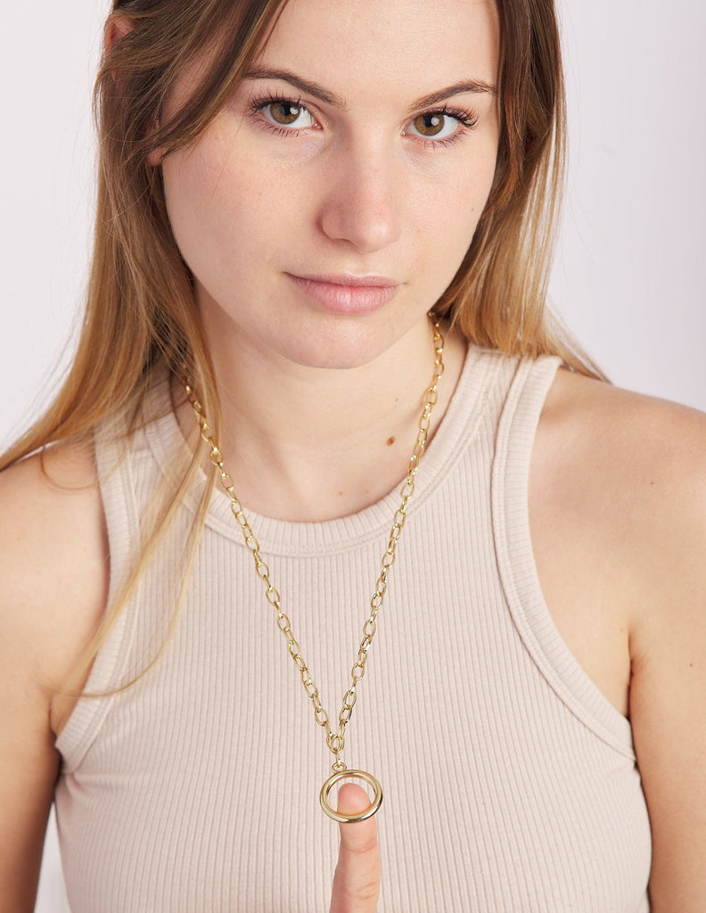 Collar con aro Kora