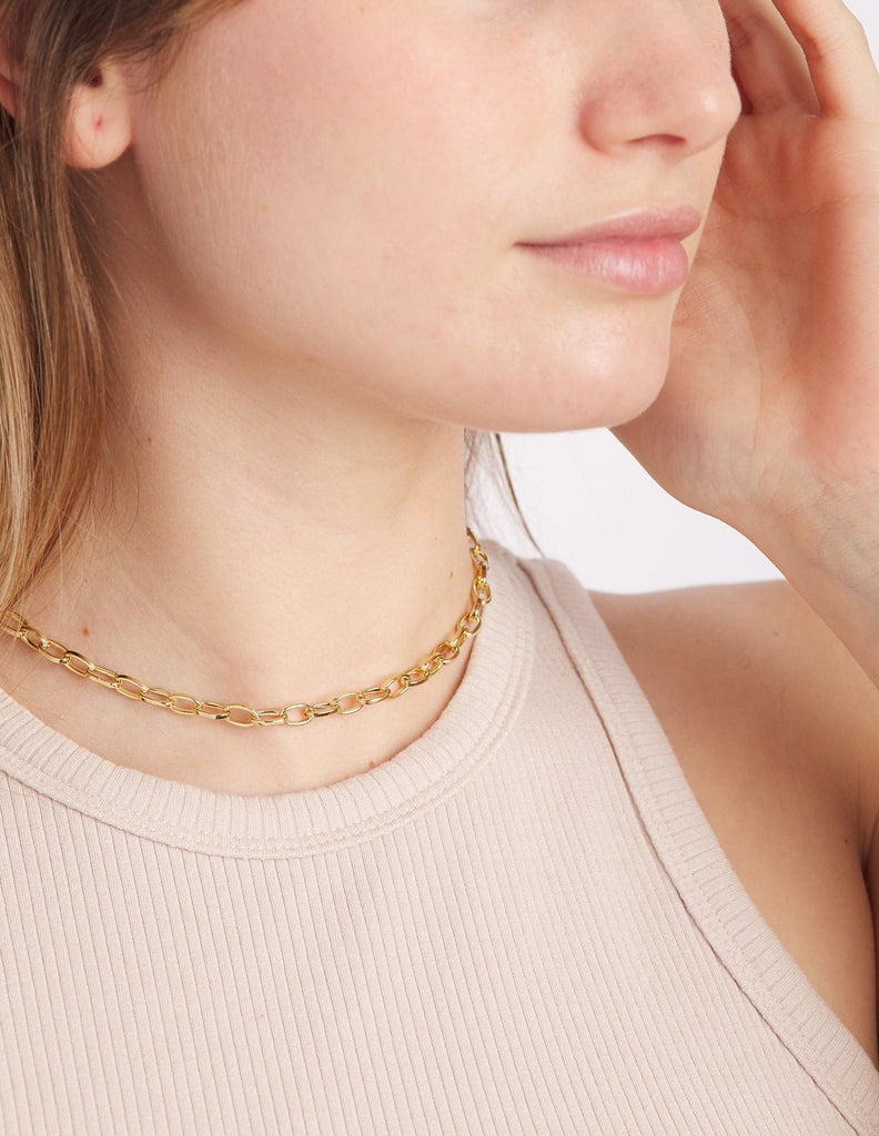 Collar con Eslabones Amarilis