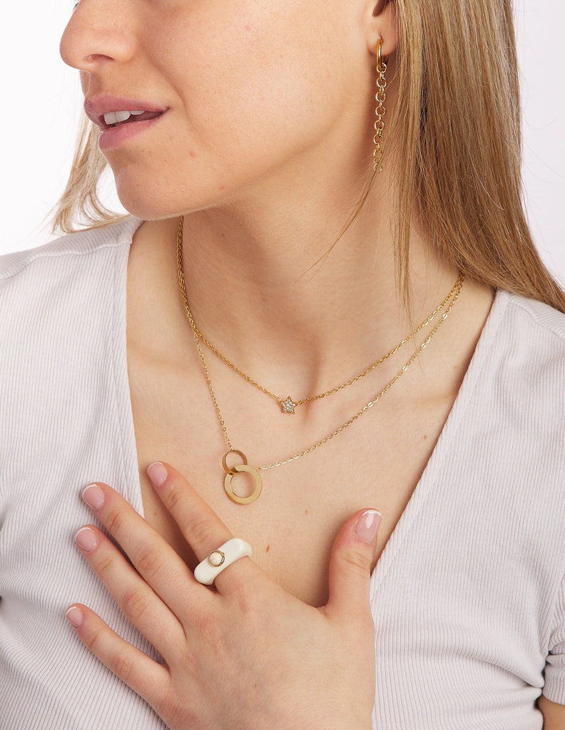 Collar de doble aro Maika
