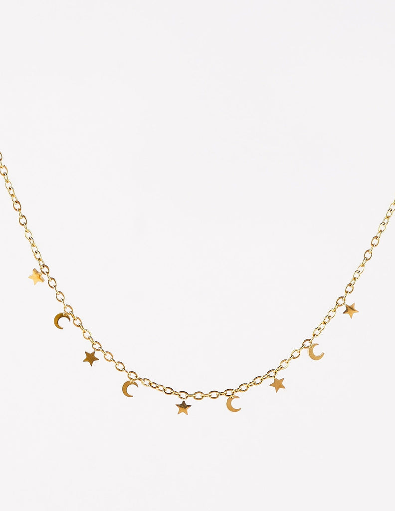 Collar estrellas y lunas Nina