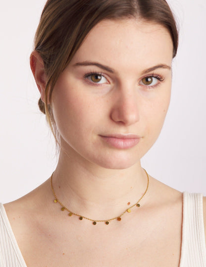 IVET MULTI-MEDALLION NECKLACE
