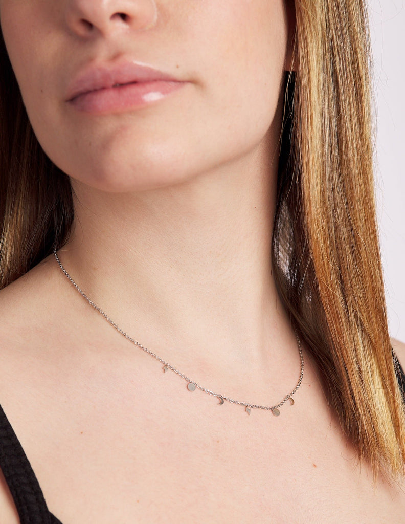 Collar rayo y luna Ava