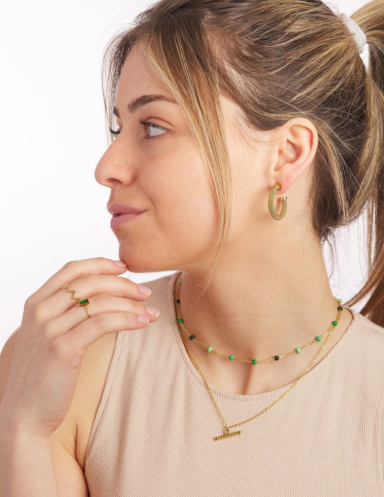 Collar verde Odette