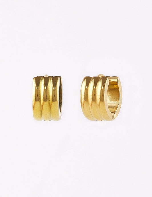 PATRICIA'S WIDE HOOP EARRING