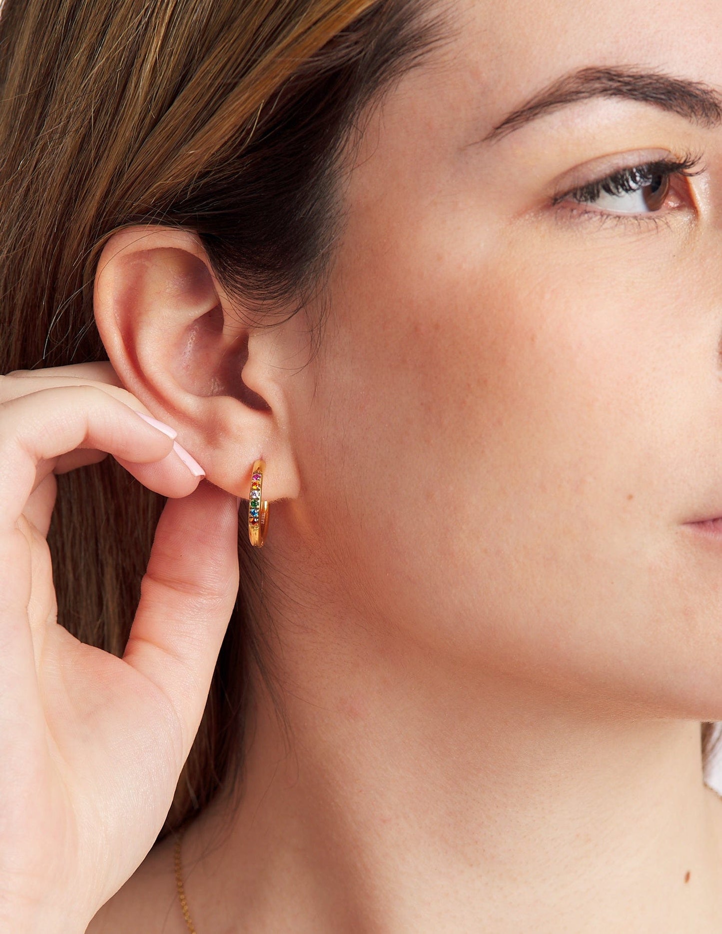 PENDIENTE ARO CIRCONITAS ABIR M