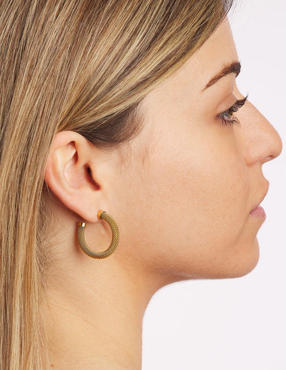 Pendiente aro vintage Dore