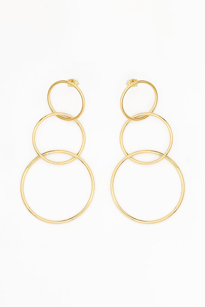PENDIENTES AROS LARGOS LÉANDRE