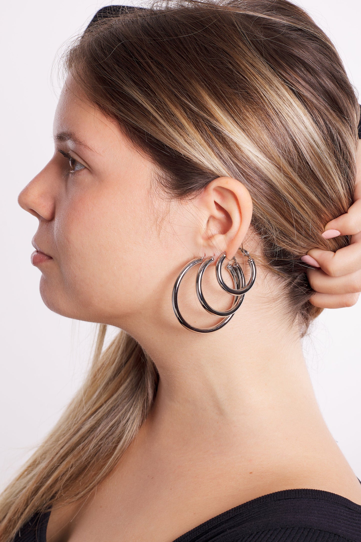 LUCETTE M HOOP EARRINGS