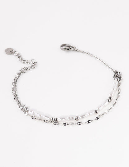 PULSERA DOBLE PERLAS DAKOTA