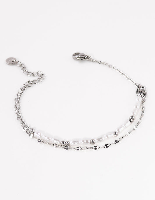 DOUBLE PEARL BRACELET DAKOTA