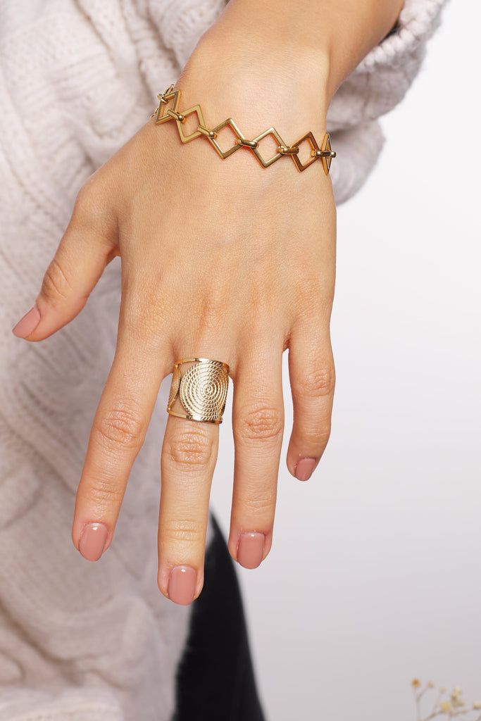 Pulsera rombos Maggy
