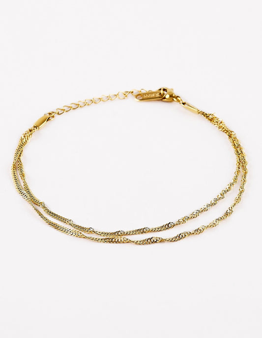 Bruna double anklet